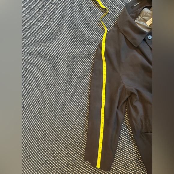 Vintage Barneys New York Mens Size M Rain/Trench Style Jacket in Off Black - Picture 12 of 15